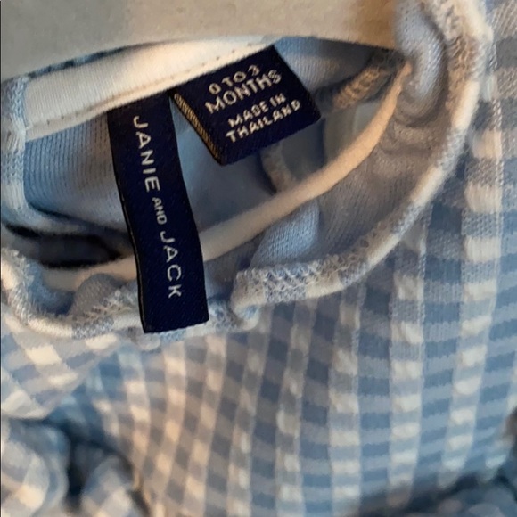 JANIE & JACK gingham jumpsuit - Picture 6 of 6